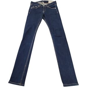 Rag & Bone Heritage Dark Wash Skinny Jeans Low Rise Size 25 (29.75" Inseam)